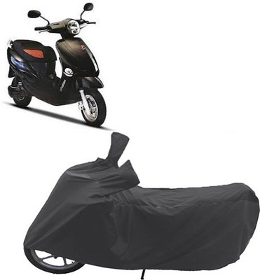 QualityBeast Two Wheeler Cover for Hero(Electric Zippy, Black)