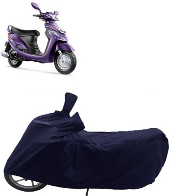 QualityBeast Two Wheeler Cover for Mahindra(Rodeo RZ, Blue)