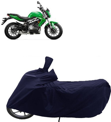 QualityBeast Two Wheeler Cover for DSK Benelli(Blue)