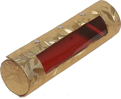 

Haryana Craft Stylish Golden Bangles Box In Round Shape Made By High Quality Board Paper Vanity Box(Golden)