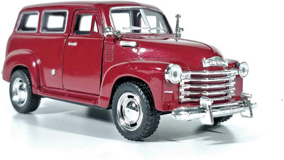 

Jack Royal 1/36 Scale Chevrolet Suburban 1950 Metal Diecast Car 13 * 5 * 5 cm(Red)