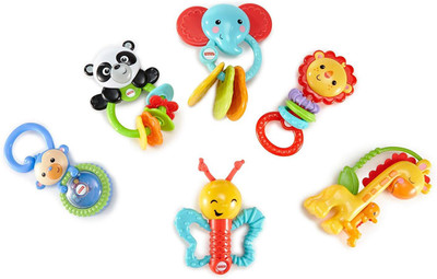 

Fisher-Price Animal Friends Gift Set, Multi Color Rattle(Multicolor)