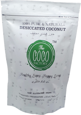 

THE COCO FACTORY DESICCATED COCONUT (COCONUT POWDER) Topping Powder(125 g)
