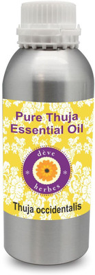 

Deve Herbes Pure Thuja Essential Oil (Thuja occidentalis) 100% Natural Therapeutic Grade Steam Distilled(300 ml)