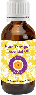 

Deve Herbes Pure Terra​gon Essential Oil 100ml (Artemisia dracunculus) 100% Natural Therapeutic Grade Steam Distilled(100 ml)