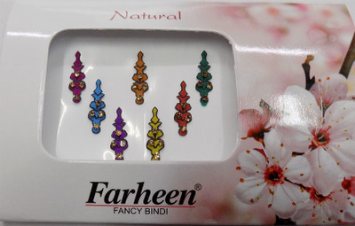 

Farheen FRN NATURAL BINDI 25 FORHEAD Multicolor Bindis(INDIAN FANCY BINDI)