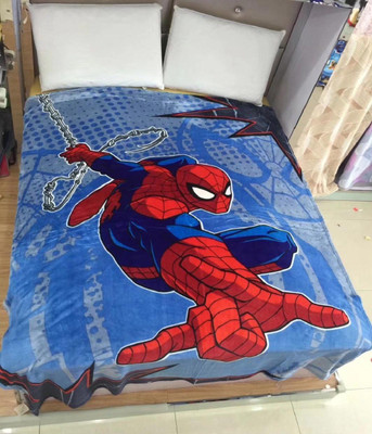

Upneja Handloom Cartoon  AC Blanket(Woollen Blend, Blue