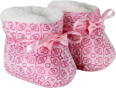 

BabyShower Booties(Toe to Heel Length - 10 cm Pink)
