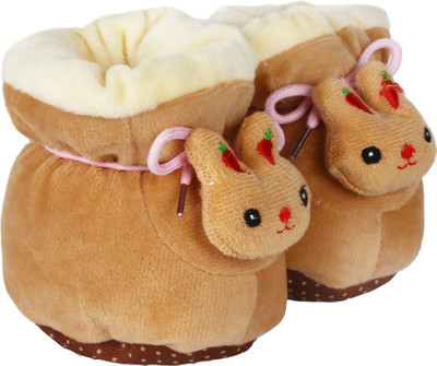 

BabyShower Booties(Toe to Heel Length - 10 cm Brown)