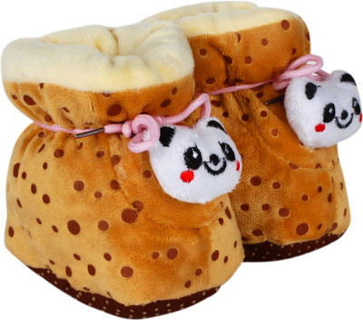 

BabyShower Booties(Toe to Heel Length - 10 cm dark brown)