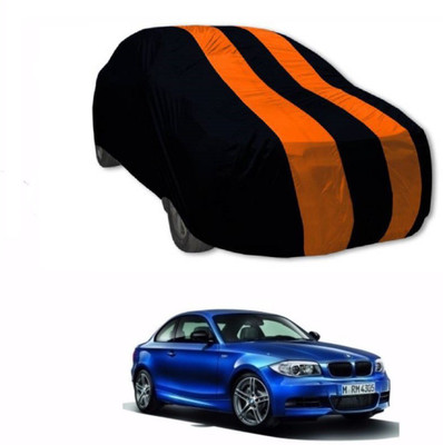 AuraFab Car Cover For BMW 1 Series (With Mirror Pockets)(Orange)