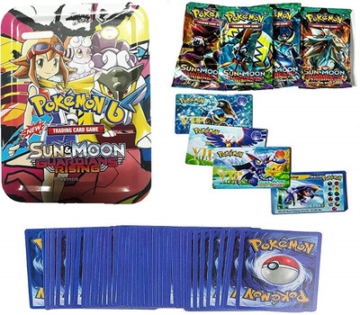 

Bestie Toys New Pokemon Guardian Rising Trading Cards with 4 Pokemon VIP Cards Free(Multicolor)