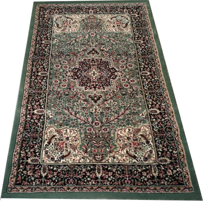 BDH COLLECTION Multicolor Wool Carpet(3 ft,  X 5 ft, Rectangle)
