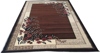 BDH COLLECTION Multicolor Wool Carpet(6 ft,  X 8 ft, Rectangle)