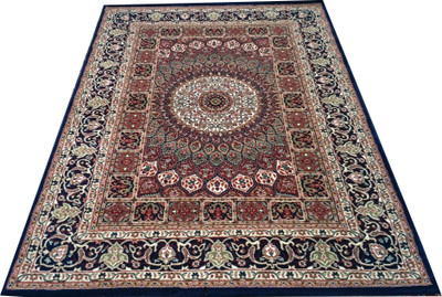 BDH COLLECTION Multicolor Wool Carpet(6 ft,  X 9 ft, Rectangle)