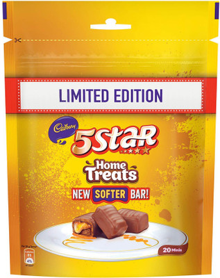 

Cadbury 5 Star Chocolate Home Treats, 200g (Pack of 4) Bars(Pack of 4, 200 g)