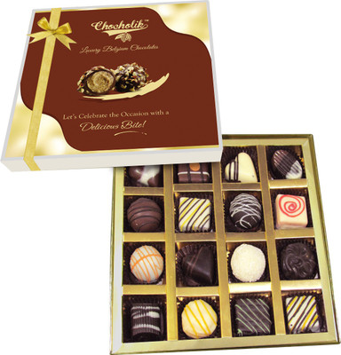 

Chocholik Valentines Day Gift Box - From Our Hearts To Your Chocolate Box - 16pc Truffles(240 g)