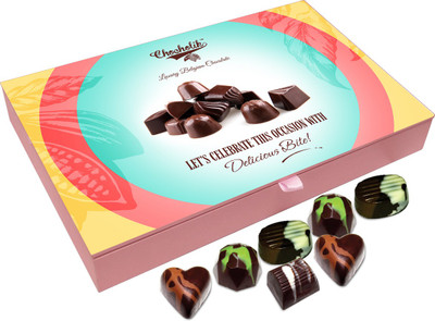 

Chocholik Gift Box - Let's Celebrate This Occasion with Delicious Bite Belgium Chocolate Box - 12pc Truffles(144 g)