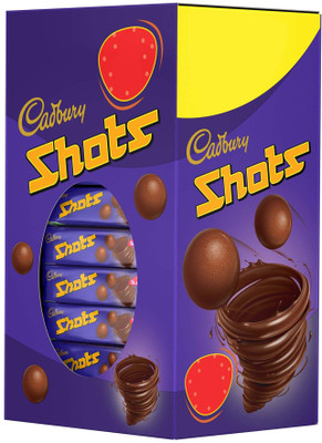 

Emazing Gourmet Dairy Milk Chocolate Shots, 208.8g Carton (58 Units) - (Pack of 4) Fudges(Pack of 4, 208.8 g)