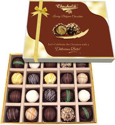 

Chocholik Gift Box - Marvelous Creation of Delicious Belgium Chocolate Box - 20pc Truffles(300 g)