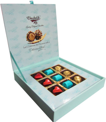 

Chocholik Friendship Gift – Friendship starts in loving heart - 9pc Truffles(108 g)