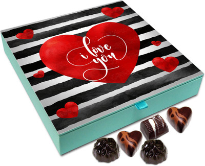 

Chocholik Valentines Day Gift Box - You Send My Heart Into Orbit Belgium Chocolate Box - 9pc Truffles(108 g)