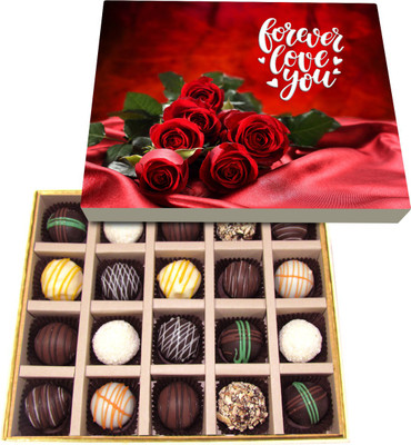 

Chocholik Valentines Day Gift Box - I See Your Face When I Am Dreaming Belgium Chocolate Box - 20pc Truffles(300 g)
