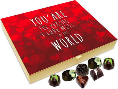 

Chocholik Valentines Day Gift Box - I Like Hanging Out with You Belgium Chocolate Box - 20pc Truffles(240 g)