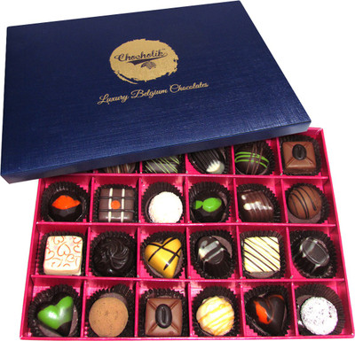 

Chocholik Gift Box - Sweet Chocolate Amazing Belgium Chocolate Box - 24pc Truffles(360 g)
