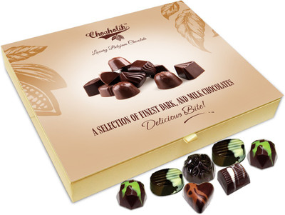 

Chocholik Gift Box - Unique Combination of Finest Chocolates, Belgium Chocolate Box - 20pc Truffles(240 g)