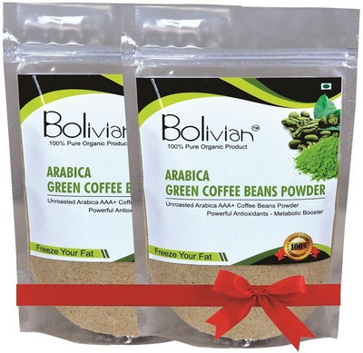 

Bolivian Premium Quality Organic Green Coffee beans Powder for Weight Management 500 GM Pack of 2 Instant Coffee 1000 g(Pack of 2, Green Coffee Flavoured)