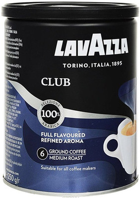 

lavazza Club 100% Pure Ground Coffee Roast & Ground Coffee 250 g