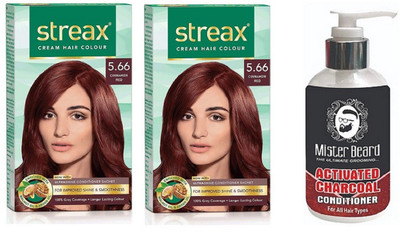 

MISTER BEARD CHARCOAL CONDITIONER WITH STREAX REGULAR CINNAMON RED (5.66) X 2(Set of 3)