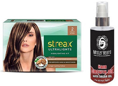 

MISTER BEARD ARGAN GROWTH HAIR OIL WITH ULTRALIGHT VIBRANT(Set of 2)
