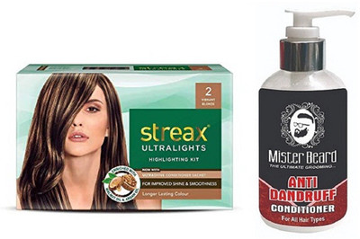 

MISTER BEARD ANTI DANDRFF CONDITIONER WITH STREAX ULTRALIGHT VIBRANT(Set of 2)