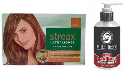

MISTER BEARD ANTI HAIR FALL CONDITIONER WITH STREAX ULTRALIGHT SOFT(Set of 2)