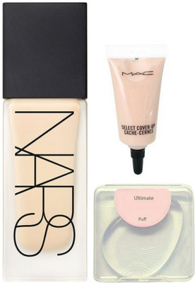 

Ultimate silicon puff, foundation, select cover up concealer(Set of 3)