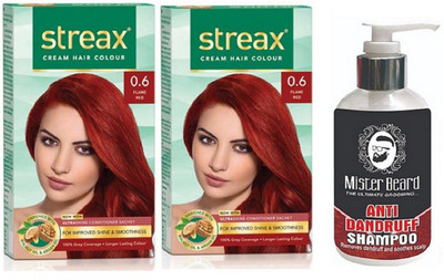 

MISTER BEARD ANTI DANDRUFF SHAMPOO WITH STREAX REGULAR FLAME RED (0.6) X 2(Set of 3)