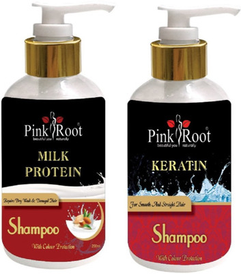 

Pink Root MILK PROTEIN CONDITIONER AND SHAMPOO 200ML(Set of 2)