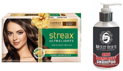 

MISTER BEARD ANTI DANDRUFF SHAMPOO WITH ULTRALIGHT MOCHA BROWN(Set of 2)