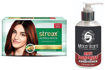 

MISTER BEARD ANTI DANDRUFF CONDITIONER WITH STREAX ULTRALIGHT SOFT RED(Set of 2)
