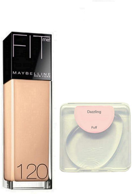 Dazzling Silicon Puff with Foundation(Set of 2)