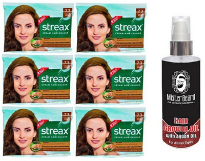 

MISTER BEARD ARGAN GROWTH HAIR OIL WITH SACHET G.BLONDE PACK X 6(Set of 7)