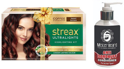 

MISTER BEARD ANTI DANDRUFF CONDITIONER WITH ULTRALIGHT HAZEL BROWN(Set of 2)
