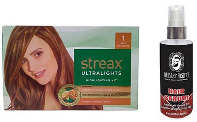 

MISTER BEARD HAIR SERUM WITH STREAX ULTRALIGHT VIBRANT(Set of 2)
