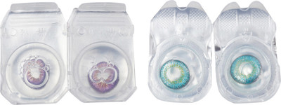 

Optify 2 Pair Zero Power Monthly Color Contact Lens (Voilet-Tarquise) Monthly Contact Lens(1, Voilet_Tarquise, Pack of 2)
