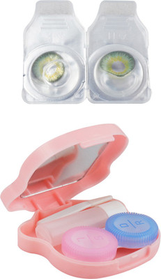 

Optify 1 Pack Zero Monthly Color Contact Lens with Kit (Green) Monthly Contact Lens(1, Green, Pack of 1)