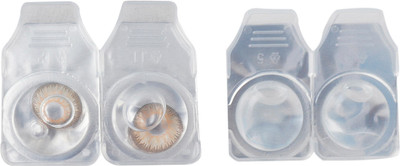 

Optify 2 Pair Zero Power Monthly Color Contact Lens (Brown-Blue) Monthly Contact Lens(1, Brown_Blue, Pack of 2)