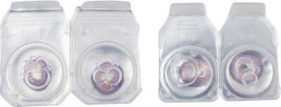 

Optify 2 Pair Zero Power Monthly Color Contact Lens (Voilet-Voilet) Monthly Contact Lens(1, Voilet_Voilet, Pack of 2)