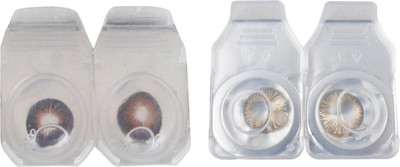 

Optify 2 Pair Zero Power Monthly Color Contact Lens (Brown-Honey) Monthly Contact Lens(1, Brown_Honey, Pack of 2)
